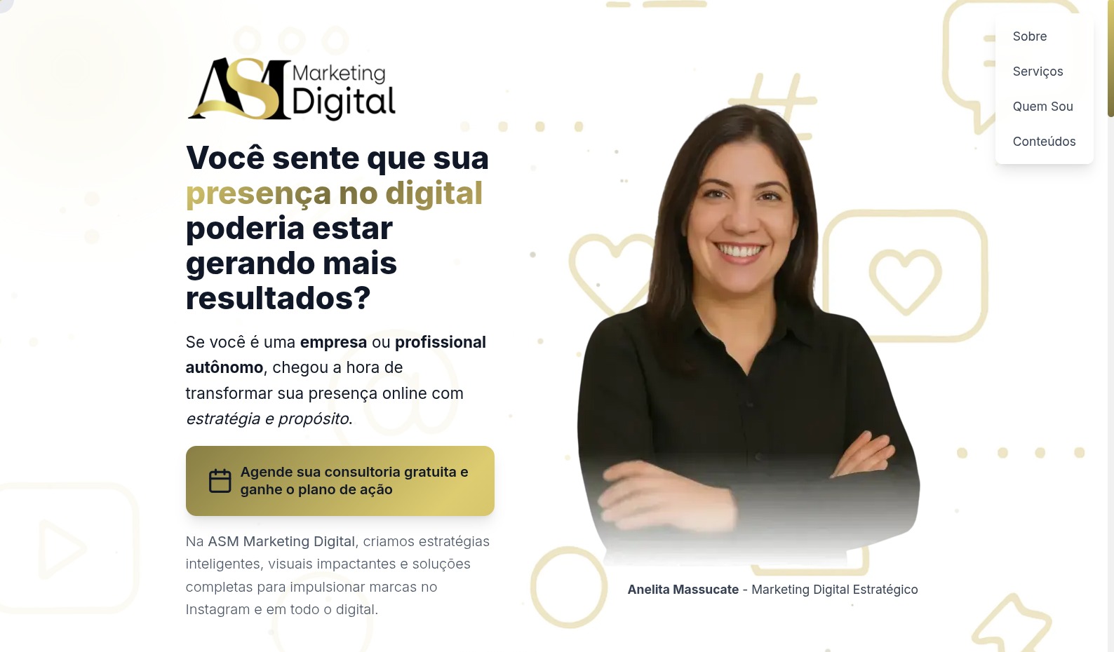 ASM Marketing Digital - Website Institucional