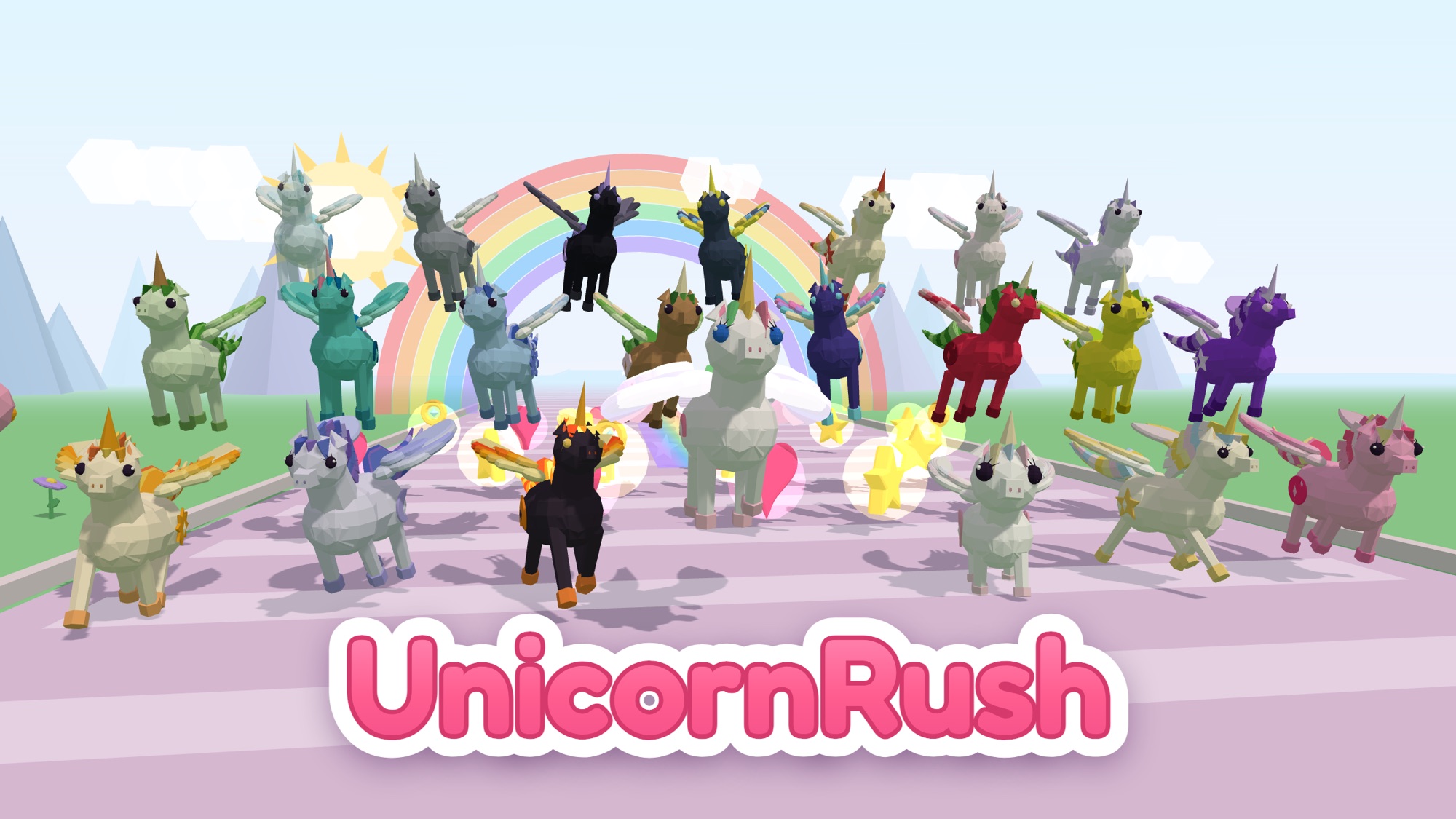 UnicornRush — Jogo 3D Infantil de Corrida